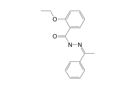 Benzhydrazide, 2-ethoxy-N2-(1-phenylethylideno)-