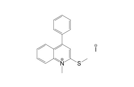 1-methyl-2-(methylthio)-4-phenylquinolinium