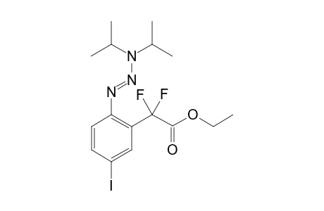 (E)-1-(4-Iodo-2-(ethoxycarbonyldifluoromethyl)phenyl)-3,3-diisopropyltriaz-1-ene