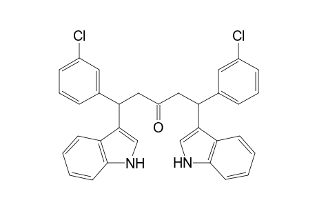 1,5-Bis(3-chlorophenyl)-1,5-di(1H-indol-3-yl)pentan-3-one