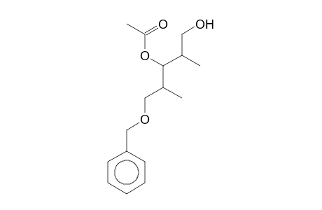 Acetic acid, 3-benzyloxy-1-(2-hydroxy-1-methylethyl)-2-methylpropyl ester