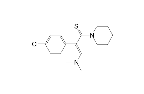 Piperidine, 1-[2-(4-chlorophenyl)-3-(dimethylamino)-1-thioxo-2-propenyl]-