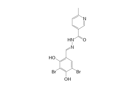 N'-[(E)-(3,5-dibromo-2,4-dihydroxyphenyl)methylidene]-6-methylnicotinohydrazide