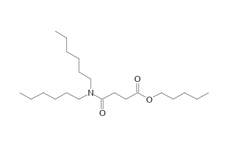 Succinic acid, monoamide, N,N-dihexyl-, pentyl ester