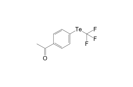 4-[(Trifluoromethyl)telluro]acetophenone