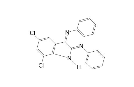 2,3-bis(phenylimino)-5,7-dichloroindoline