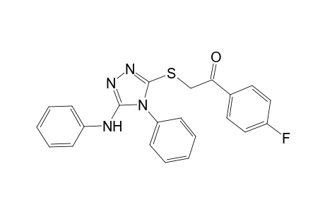 ethanone, 1-(4-fluorophenyl)-2-[[4-phenyl-5-(phenylamino)-4H-1,2,4-triazol-3-yl]thio]-