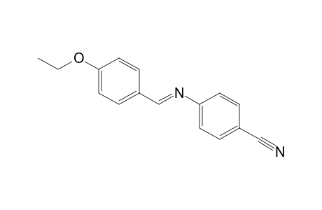 p-[(p-ethoxybenzylidene)amino]benzonitrile