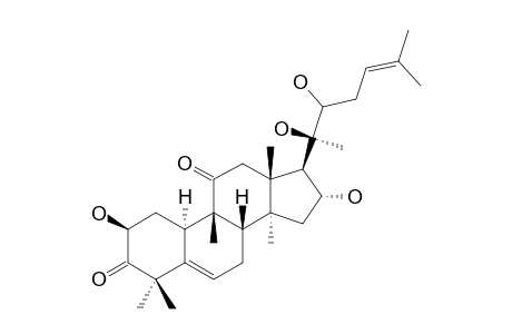 2-BETA,16,20,22-TETRAHYDROXY-9-METHYL-19-NOR-LANOSTA-5,24-DIENE-3,11-DIONE