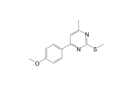 4-(4-ANISYL)-6-METHYL-2-METHYLTHIO-PYRIMIDINE