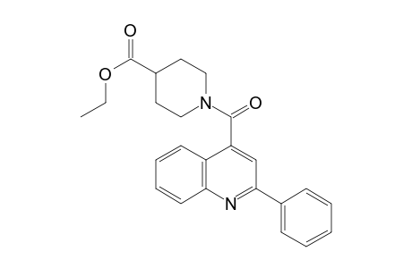 ethyl 1-[(2-phenyl-4-quinolinyl)carbonyl]-4-piperidinecarboxylate