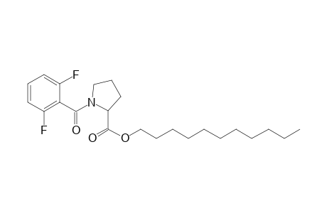 L-Proline, N-(2,6-difluorobenzoyl)-, undecyl ester