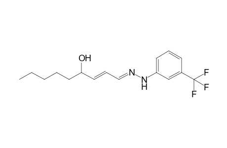 (1E,2E)-1-{2-[3-(Trifluoromethyl)phenyl]hydrazono}non-2-en-4-ol