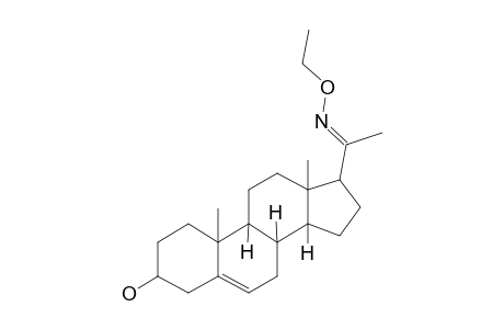 5-Pregnen-3.beta.-ol-20-one, o-ethyloxime