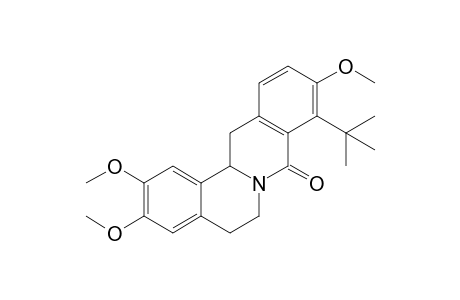 9-tert-Butyl-2,3,10-trimethoxy-8-oxoberbine