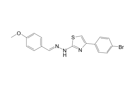 1-(4-Methoxybenzylidene)-2-(4-(4-bromophenyl) thiazol-2-yl) hydrazine