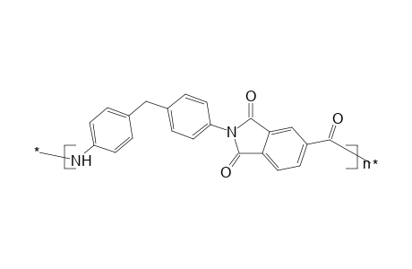 Poly(amide imide) based on methylene-bis(4-phenylisocyanate) and trimellitic acid anhydride