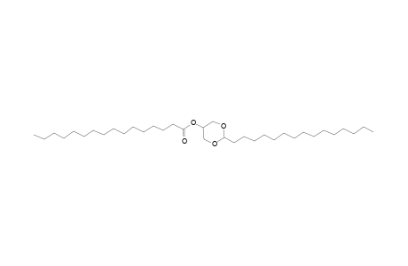 Hexadecanoic acid, 2-pentadecyl-1,3-dioxan-5-yl ester, trans-