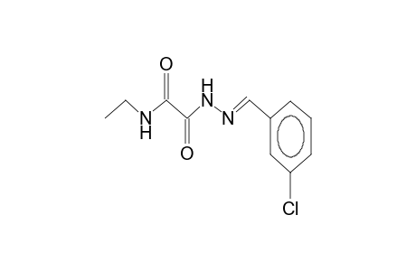 N-ethyl-N'-(3-chlorobenzylideneamino)oxalic diamide