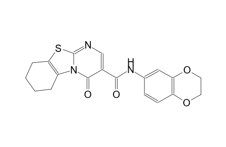 4H-pyrimido[2,1-b]benzothiazole-3-carboxamide, N-(2,3-dihydro-1,4-benzodioxin-6-yl)-6,7,8,9-tetrahydro-4-oxo-