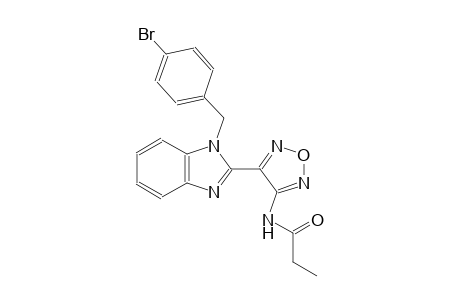 propanamide, N-[4-[1-[(4-bromophenyl)methyl]-1H-benzimidazol-2-yl]-1,2,5-oxadiazol-3-yl]-