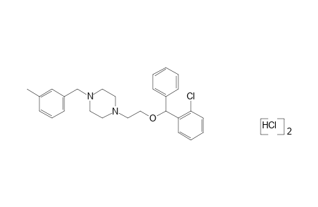 1-{2-[(o-Chlorophenyl)phenylmethoxy]ethyl}-4-(m-methylbenzyl)piperazine, dihydrochloride