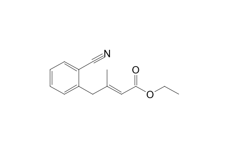 (E)-4-(2-cyanophenyl)-3-methyl-2-butenoic acid ethyl ester