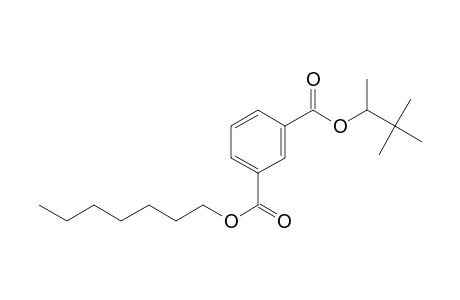 Isophthalic acid, 3,3-dimethylbut-2-yl heptyl ester