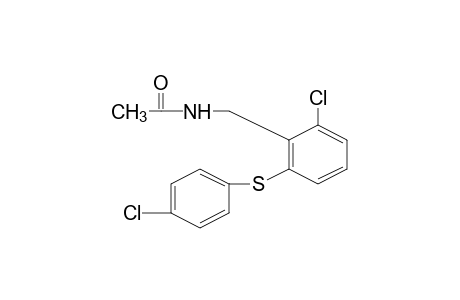 N-{2-chloro-6-[(p-chlorophenyl)thio]benzyl}acetamide