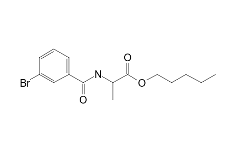 L-Alanine, N-(3-bromobenzoyl)-, pentyl ester