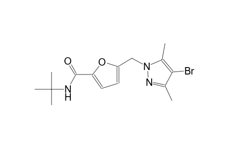 5-[(4-bromo-3,5-dimethyl-1H-pyrazol-1-yl)methyl]-N-(tert-butyl)-2-furamide