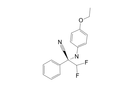 (R)-2-((4-ethoxyphenyl)amino)-3,3-difluoro-2-phenylpropanenitrile