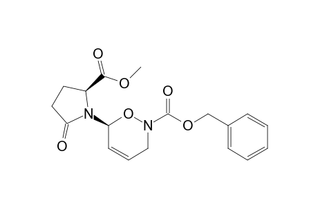 Benzyl (6S)-6-[(5'S)-5'-(Methoxycarbonyl)-2'-oxopyrrolidin-1'-yl]-3,6-dihydro-2H-1,2-oxazine-2-carboxamide