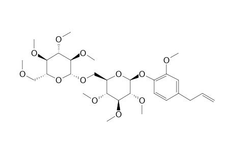 Eugenol gentiobioside, 7me derivative