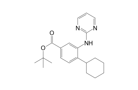 tert-Butyl 4-cyclohexyl-3-(pyrimidin-2-ylamino)benzoate