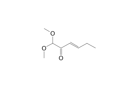 (E)-1,1-dimethoxy-3-hexen-2-one