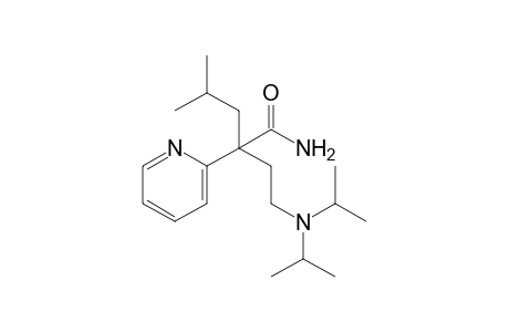 alpha-[2-DIISOPROPYLAMINO)ETHYL]-alpha-ISOBUTYL-2-PYRIDINEACETAMIDE