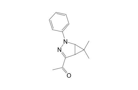 4-ACETYL-6,6-DIMETHYL-2-PHENYL-2,3-DIAZABICYCLO-[3.1.0]-HEX-2-ENE