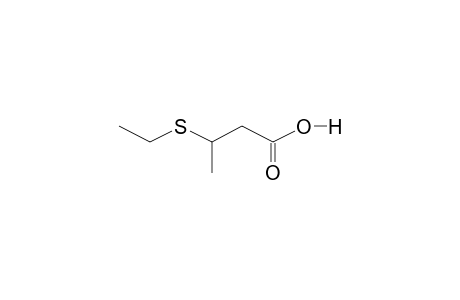 Butanoic acid, 3-(ethylthio)-