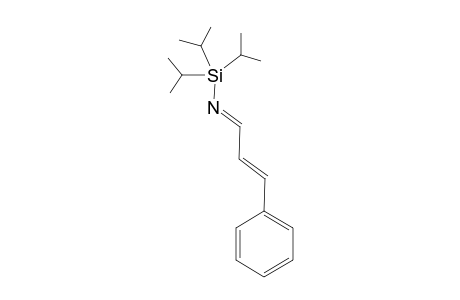 N-(3-Phenylprop-2-en-1-ylidene)-N-(triisopropylsilyl)imine