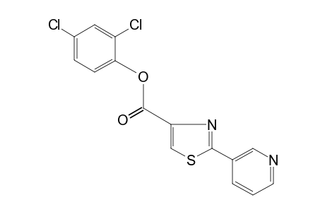 2-(3-pyridyl)-4-thiazolecarboxylic acid, 2,4-dichlorophenyl ester