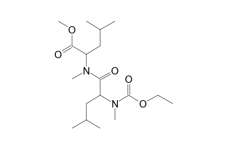 leu-leu, N,N'-Dimethyl-N-ethoxycarbonyl-, methyl ester (isomer 2)