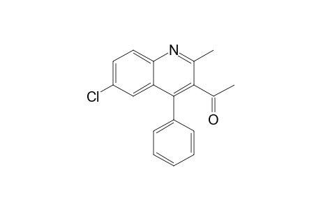 1-(6-Chloranyl-2-methyl-4-phenyl-quinolin-3-yl)ethanone