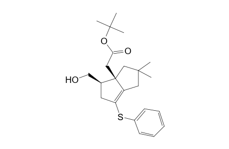 4-.beta.-(Hydroxymethyl)-5-.beta.-[(t-butoxycarbonyl)methyl]-7,7-dimethyl-2-(phenylthio)bicyclo[3.3.0]oct-1-ene