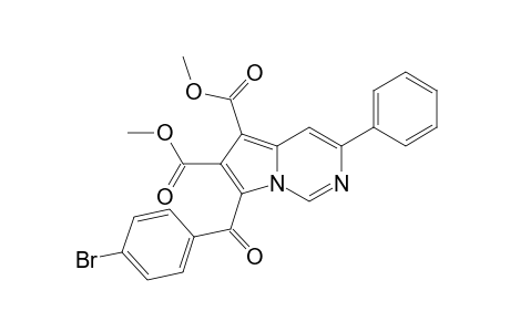 7-(p-bromobenzoyl)-3-phenylpyrrolo[1,2-c]pyrimidine-5,6-dicarboxylic acid, dimethyl ester