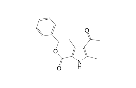 benzyl 4-acetyl-3,5-dimethyl-1H-pyrrole-2-carboxylate