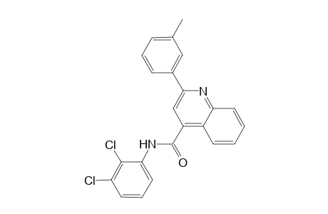 N-(2,3-dichlorophenyl)-2-(3-methylphenyl)-4-quinolinecarboxamide