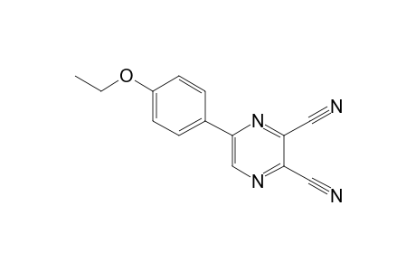 5-(p-ethoxyphenyl)-2,3-pyrazinedicarbonitrile