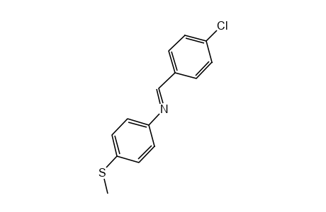 N-(p-chlorobenzylidene)-p-(methylthio)aniline