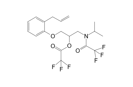 1-[3'-{N-(trifluoroacetyl)-N-isopropylamino}-2'-(trifluoroacetoxy)propoxy]-2-allylbenzene